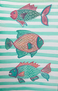 Striped Fish Watercolor Painting